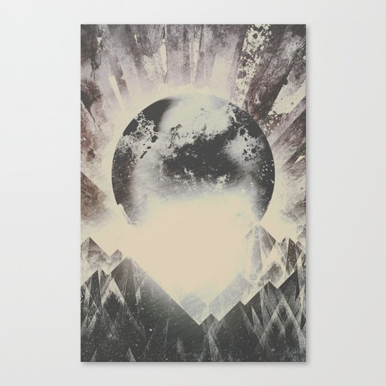 New day new mountains to climb Canvas Print