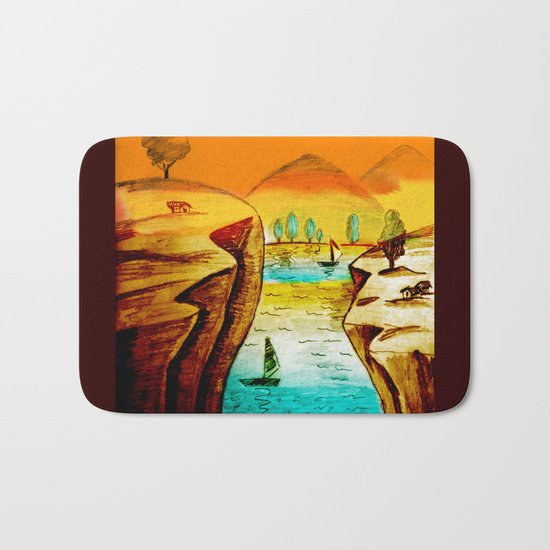 Landscape Art Bath Mat