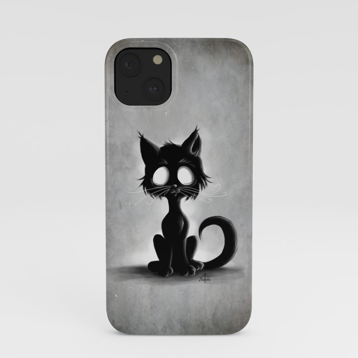 Creepy Cat iPhone Case