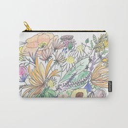 Flowers Everywhere Carry-All Pouch