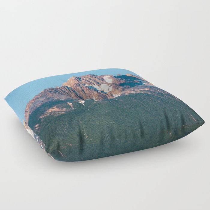 Cascade Mountain Clouds Floor Pillow