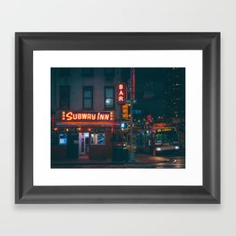 Subway Inn, UES 01 Framed Art Print
