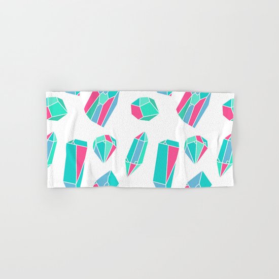 Diamonds & minerals Hand & Bath Towel