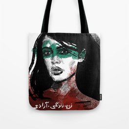 Zan, Zendegi, Azadi (Women, Life, Freedom) Tote Bag