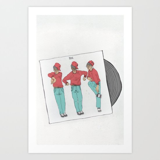 Just Dance Art Print