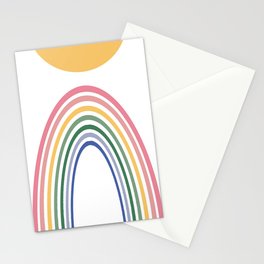 Rainbow Sun  Stationery Cards