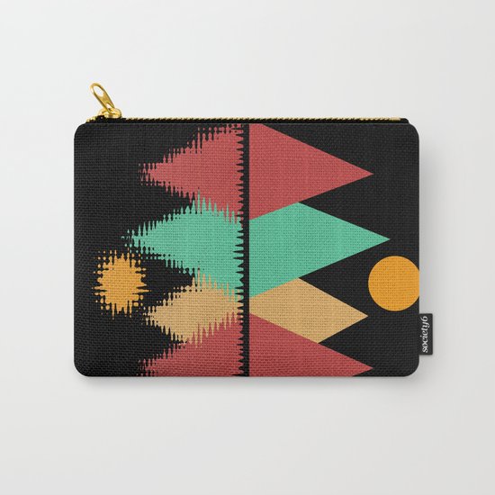Moon Over Four Peaks Carry-All Pouch