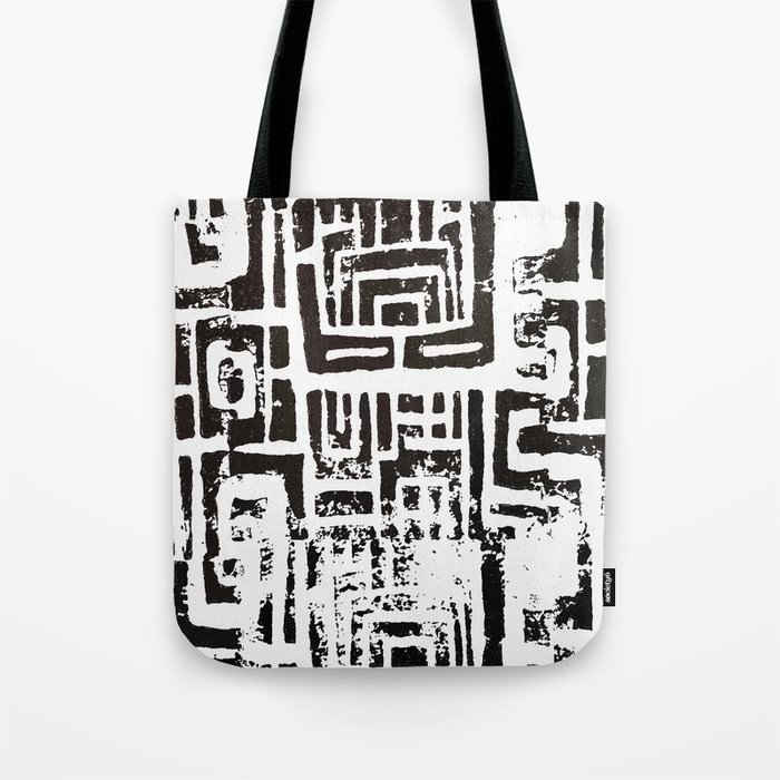 Untitled (lino-cut print) Tote Bag