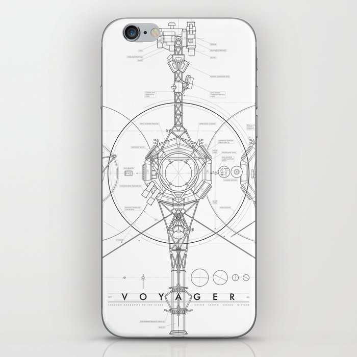 Voyager Blueprint iPhone Skin