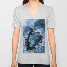 Crystal Blue Fantasy V Neck T Shirt