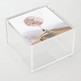 Flying Dandelion Acrylic Box