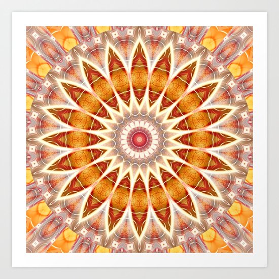 Mandala Spirituell Liberty Art Print By Christinebssler Society6