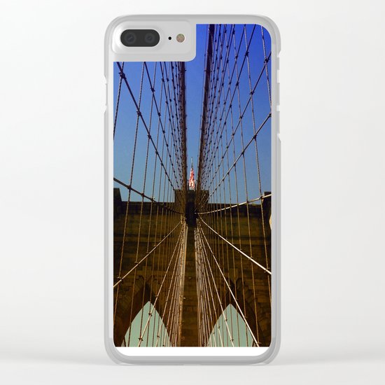 BROOKLYN BRIDGE Clear iPhone Case