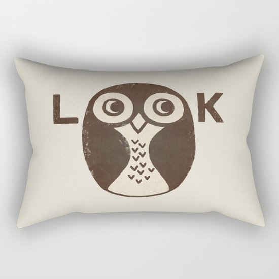 Look Rectangular Pillow