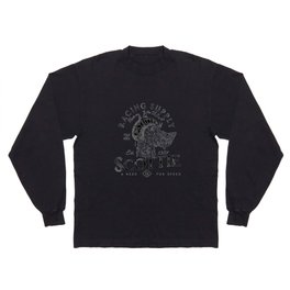 Scottie scottish terrier dog art artwork racing racer team  Long Sleeve T-shirt