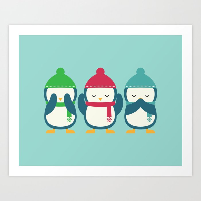 Discover the motif NO EVIL IN HOLIDAY by Andy Westface as a print at TOPPOSTER