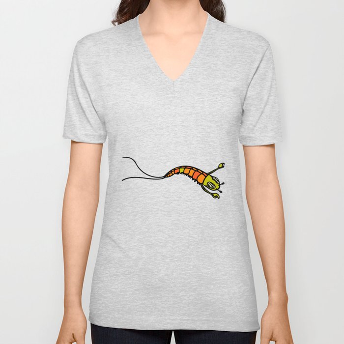 Robo Bug V Neck T Shirt