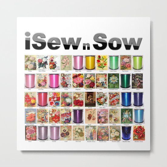 iSew n Sow Metal Print