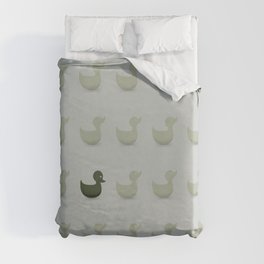 The Ugly Duckling Duvet Cover | Typography, Illustration, Mixed Media, Graphic Design 
