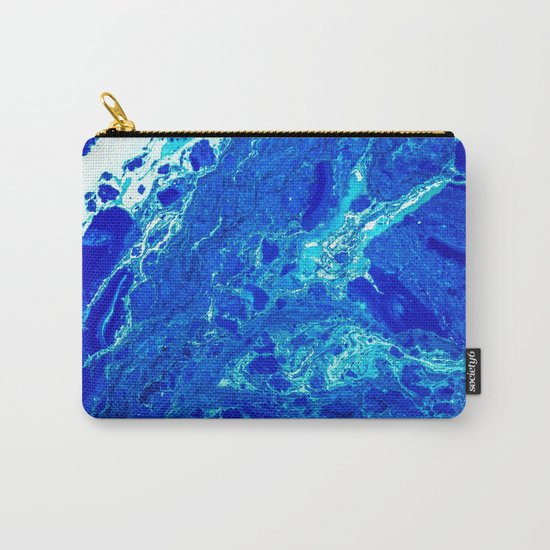 blue marble Carry-All Pouch