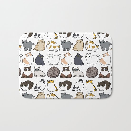 Cats Cats Cats Bath Mat