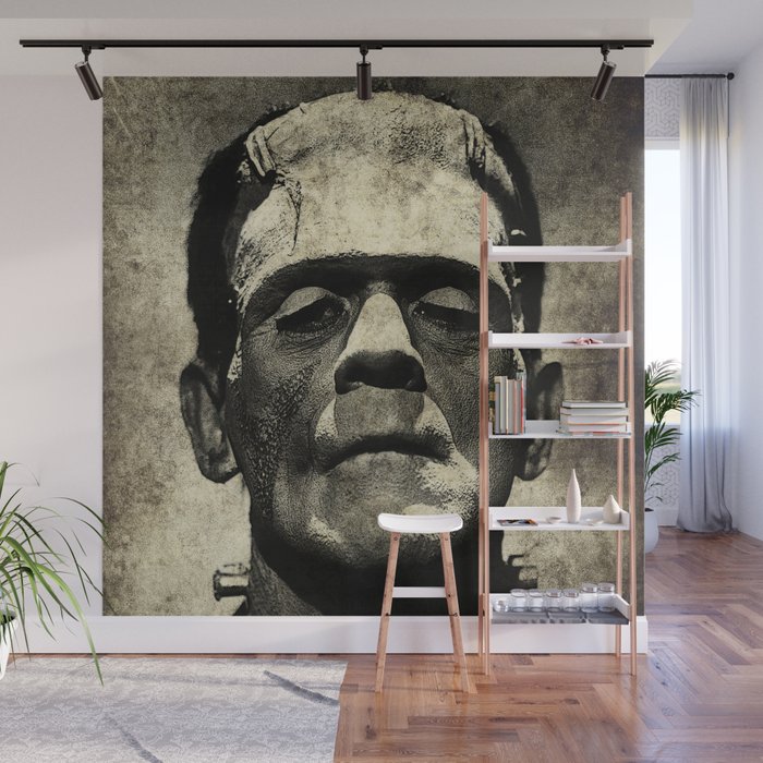 Frankenstein Grunge Wall Mural By Geraltderivia Society6 Frankenstein Grunge Wall Mural By Geraltderivia Society6