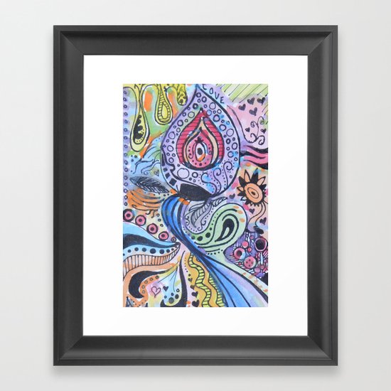 paint Framed Art Print