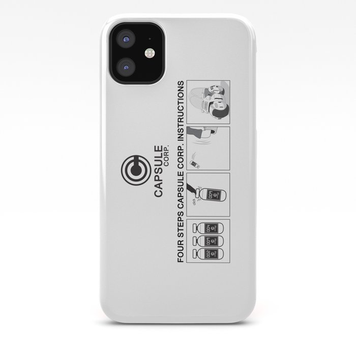 Manga Dragon Ball Capsule Corp Instruction Iphone Case By