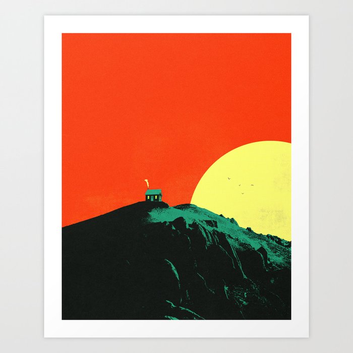Longing For The Mountains Art Print