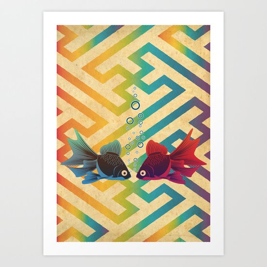 You & Me Both Art Print