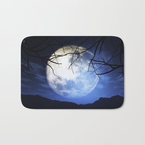 Full moon Bath Mat