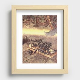 illustration Poe The Pit and the Pendulum - Byam Shaw  Recessed Framed Print