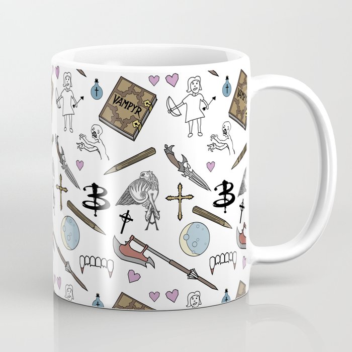 Buffy Doodles- white Coffee Mug