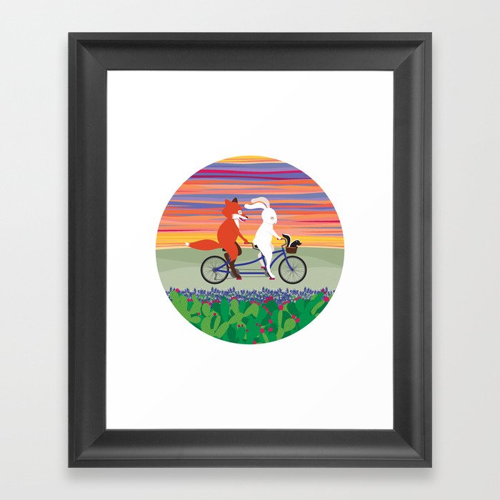 Hill Country Joyride Framed Art Print