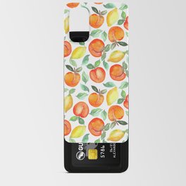 Watercolor Peaches & Lemons Android Card Case