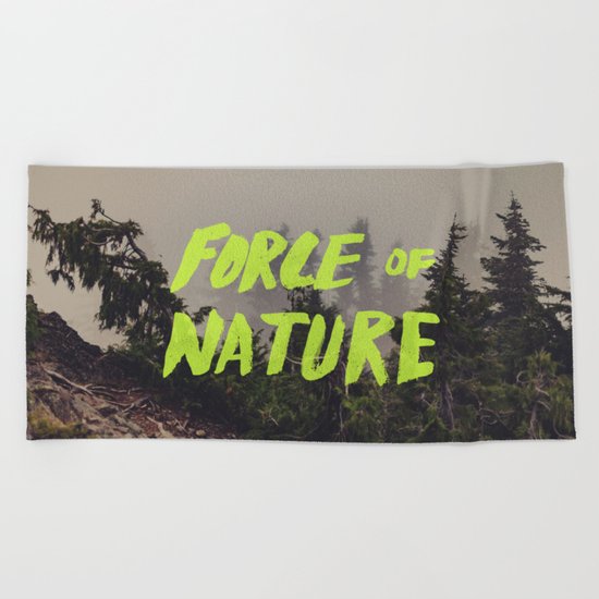 Force of Nature x Cloud Forest Beach Towel