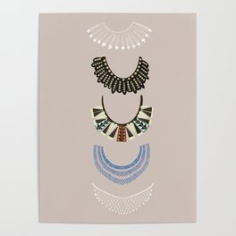 Ruth Bader Ginsburg Collars Poster