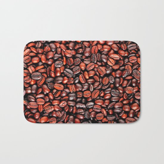 Coffee beans Bath Mat