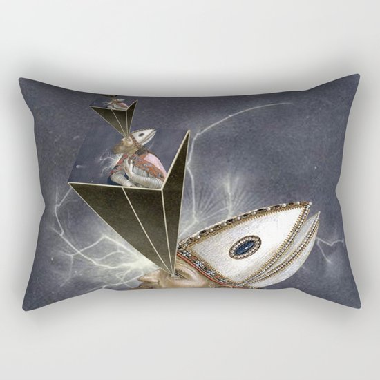 Q AND NO A Rectangular Pillow
