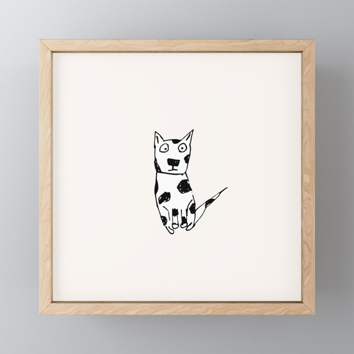 oh dog Framed Mini Art Print