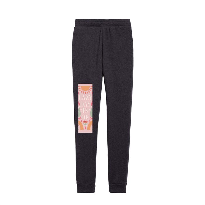 Lazy Day Is Ok, vector Kids Joggers