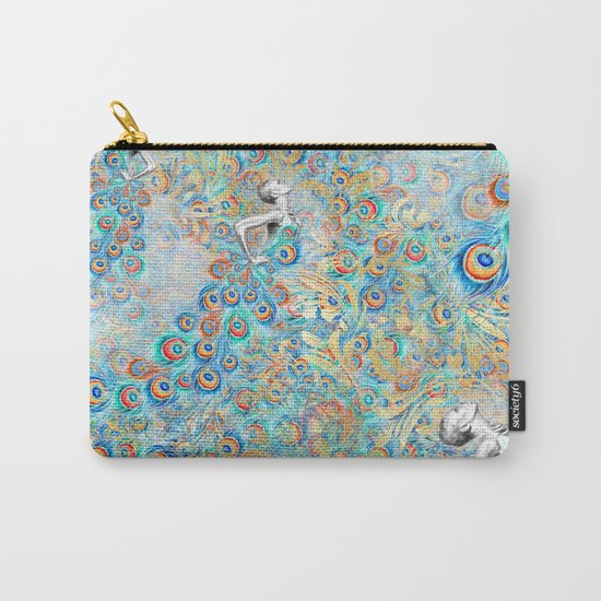 Feather Peacock #13 Carry-All Pouch
