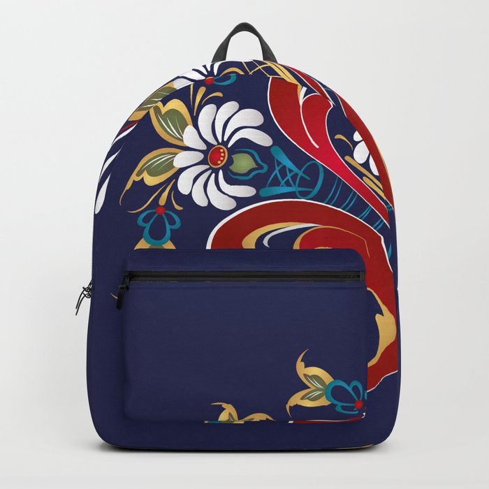 Scandinavian Rosemaling II Backpack