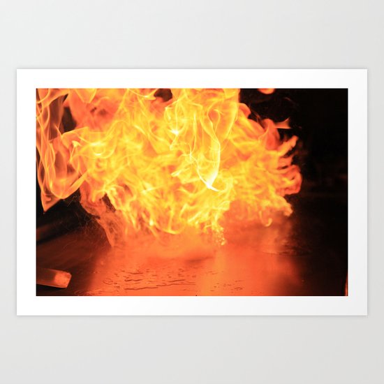 Fire Art Print