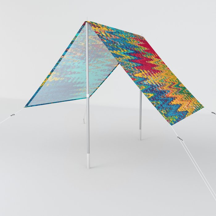 Abstract In Zigzag Waves  Sun Shade