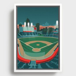 Baseball Framed Canvas