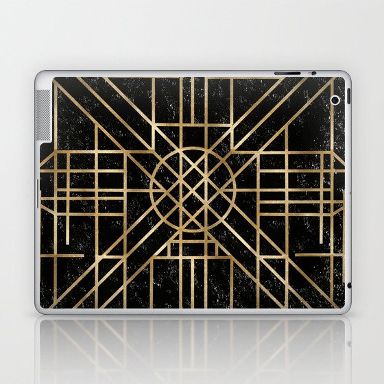 Art Deco design - velvet geo VI Laptop & iPad Skin