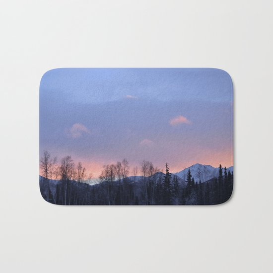 Chugach Mts Serenity Sunrise - II Bath Mat