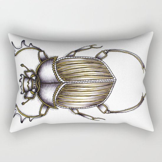 Scarab's Curse Rectangular Pillow