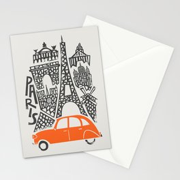 Paris Cityscape Stationery Card